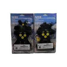 (2) SFEE ~ Non-Slip Snow & Ice Cleats ~ Overshoes ~ Silicone ~ Size Small US 3-5