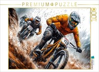 Calvendo Puzzle Mountainbike | 1000 Pieces, Finished Size 25.2 × 18.9 In (64 × 4