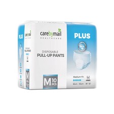 CarebyMail Plus MEDIUM Incontinence Pull Up Pants Nappies with High Absorbency