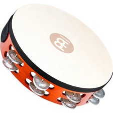 Meinl Headed Wood Tambourine with Aluminum Jingles