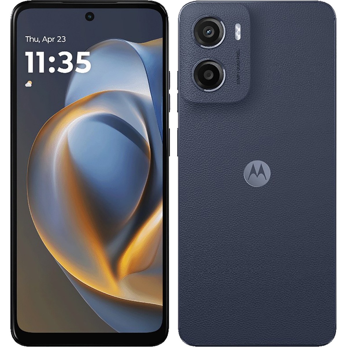 Motorola Moto E15 Smartphone – 6,67" Display, 64 GB, 5200 MAh Akku, 32 MP Kamera, Denim Blau