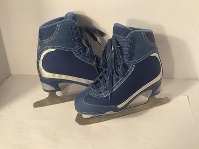 Jackson Softec Ice Skates Size 6 Blue Recreational Ultima Mark I Ice Blades