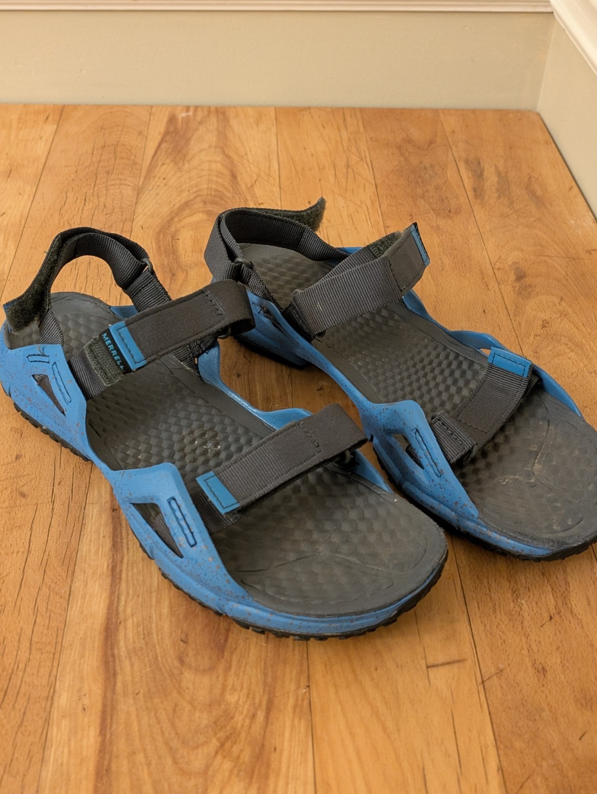 Merrell Select Grip Rock scarpe sandalo blu nero uomo taglia 12