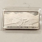 Rare 1970 Foster Inc. Walla Walla Washington 1 Oz .999 Fine Silver Vintage Bar