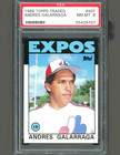 1986 Topps Traded - Andres Galarraga (RC) Rookie #40T PSA 8