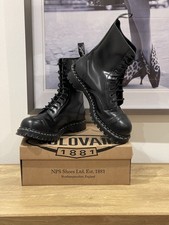 Gripfast Original Black Hi-Shine 10 Eye Steel Toe Derby Boot! UK11! Only£169!