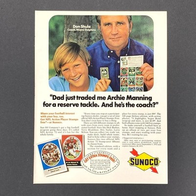 Original 1972 Sunoco Sun Oil Company Ad~Vintage Advertisement
