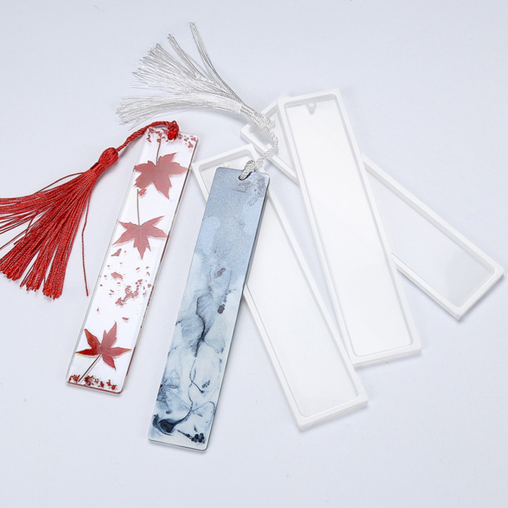 12-Piece Resin Bookmark Molds for DIY Decorative Crafts