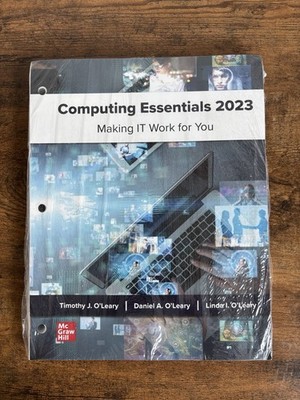 Computing Essentials 2023 ISE, O'Leary, Daniel FREE SHIPPING