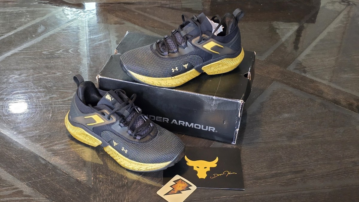 Under Armour Project Rock 5 Black Adam Project Rock Black Adam Shoes Clothing and Training Gear main image 4