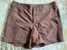 Eddie Bauer Wine s Nylon Shorts Size 12