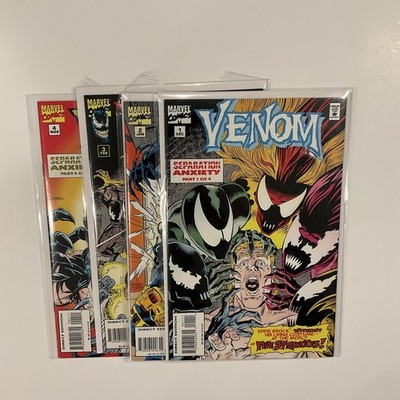 Venom Separation Anxiety Complete Lot 1 2 3 4 Near Mint Nm 1994 Marvel Comics
