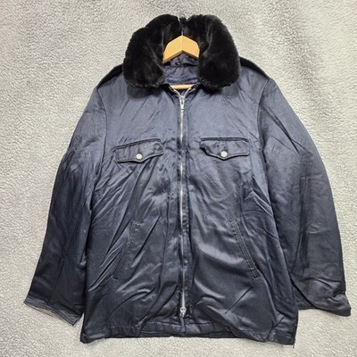 Tufnyl by Blauer Vintage Bomber Jacket Mens 40L Black Tactical