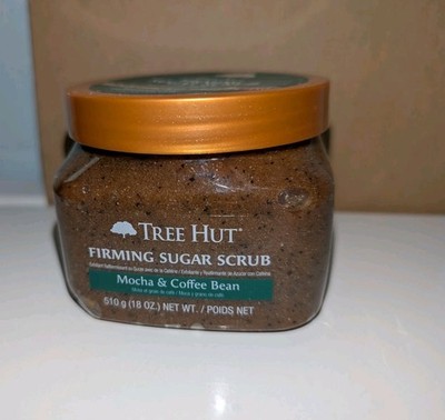 Discontinued RARE Tree Hut Firming Sugar Scrub Mocha & Coffee Bean 18 OZ 