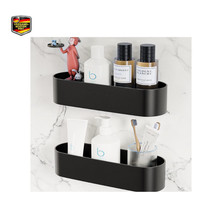 Selbstklebendes Duschregal 2 StüCk Matte Wandmontage Badezimmer Organizer