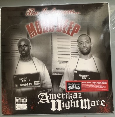 Mobb Deep  Amerikaz Nightmare 2xLP USA 2004 Grey Marbled Jive 82876-53730-1 Mint