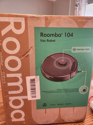iRobot Roomba 104 Robotic Vacuum Cleaner with LiDAR Navigation System