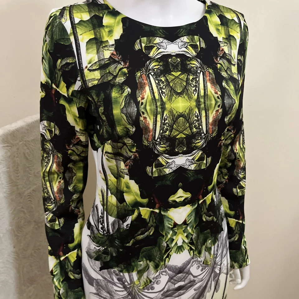 Nicole Miller Artelier современный цветной дизайнер карандаш коктейльное платье 10 - Изображение 3 из 4