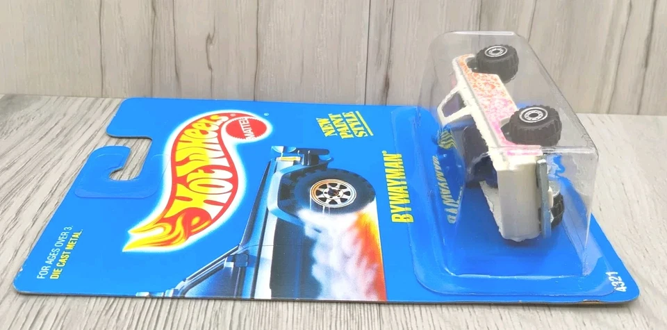 风火轮 1992 年蓝色卡系列 BYWAYMAN #220 复古 4x4 卡车  — 第 4/4 张图片