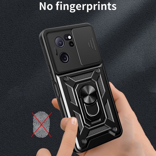 Coque Etui Pour Xiaomi 13T 12T 11 Lite Redmi Note 13 12 Pro Slide Support Case - Photo 3 sur 18