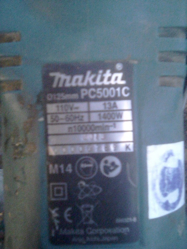 Makita PC5001C Concrete Grinder Planer recondition motor eBay