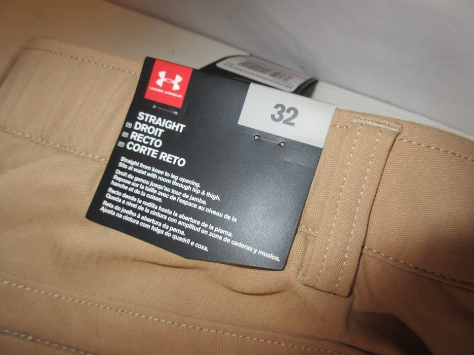 Under Armour 1343177 Brown Showdown Golf Pants Unhemmed MENS SIZE 32 eBay