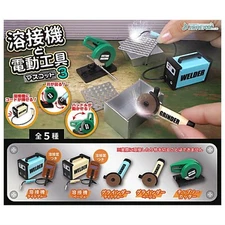 Welder and power tool mascot Capsule Toy 5 Types Full Comp Set Gacha New Japan