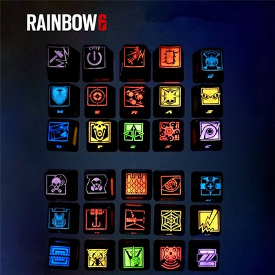 keycap rainbow six