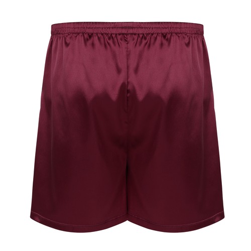 Men's Frilly Satin Boxers Shorts Silk Pajamas Bottom Sleepwear Lounge AU - Picture 23 of 51