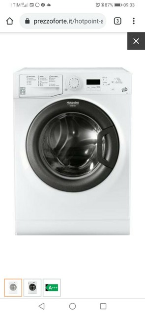 Hotpoint NF823W IT A+++ 8Kg Lavatrice - Bianca | Acquisti Online su eBay
