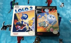 NES Nintendo Video Game Boxed Lot The Adventures of Lolo (CIB) and Lolo 2 (CB)