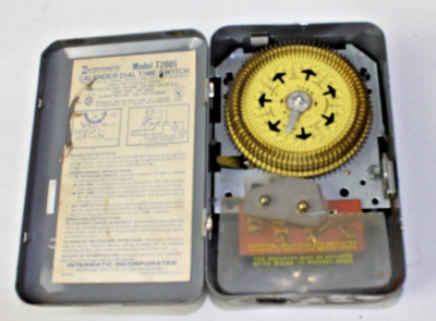 Intermatic Time Controls # T2005 Calendar Dial Time Control USED
