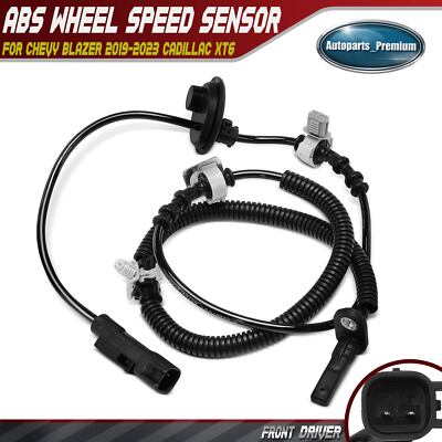 Front Driver Side ABS Wheel Speed Sensor for Chevy Blazer 2019-2023 Cadillac XT6