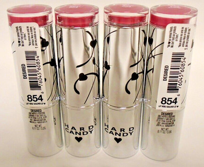 Lot of 4 Hard Candy Plumping Serum Lipstick 854 Desired Free Shipping
