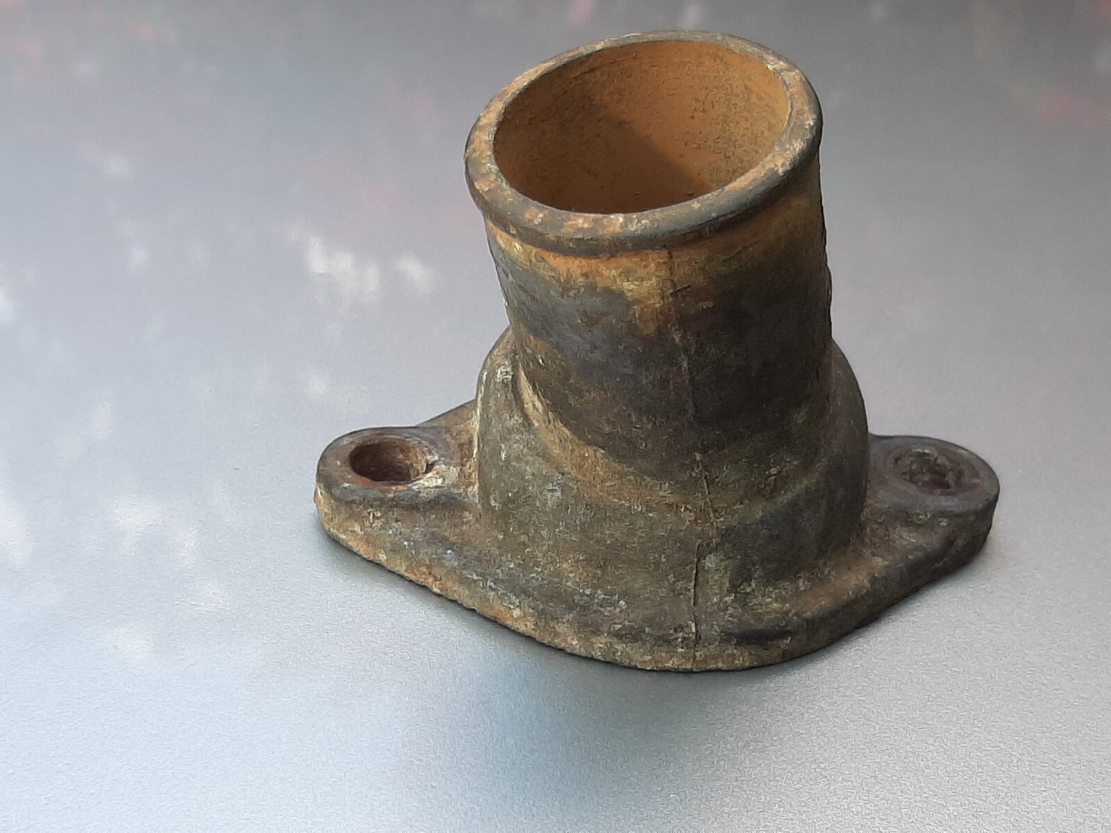 Pontiac Thermostat Housing Water Neck Cast Aluminum 19641970 eBay