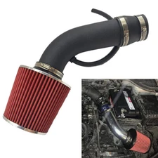 Cold Air Intake Filter Induction Kit 3" Aluminum Pipe Power Flow Hose System 