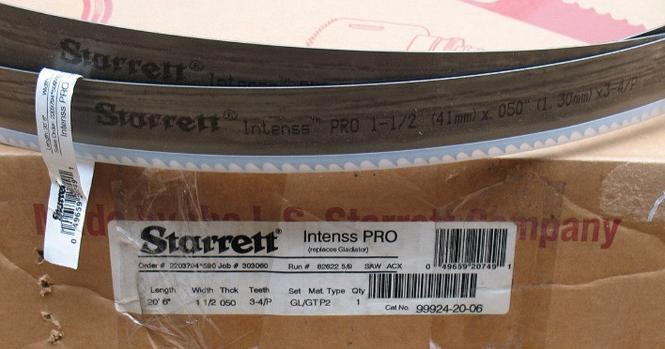 Starrett Intenss Pro-Die Lame De Scie à Ruban Portable Sans