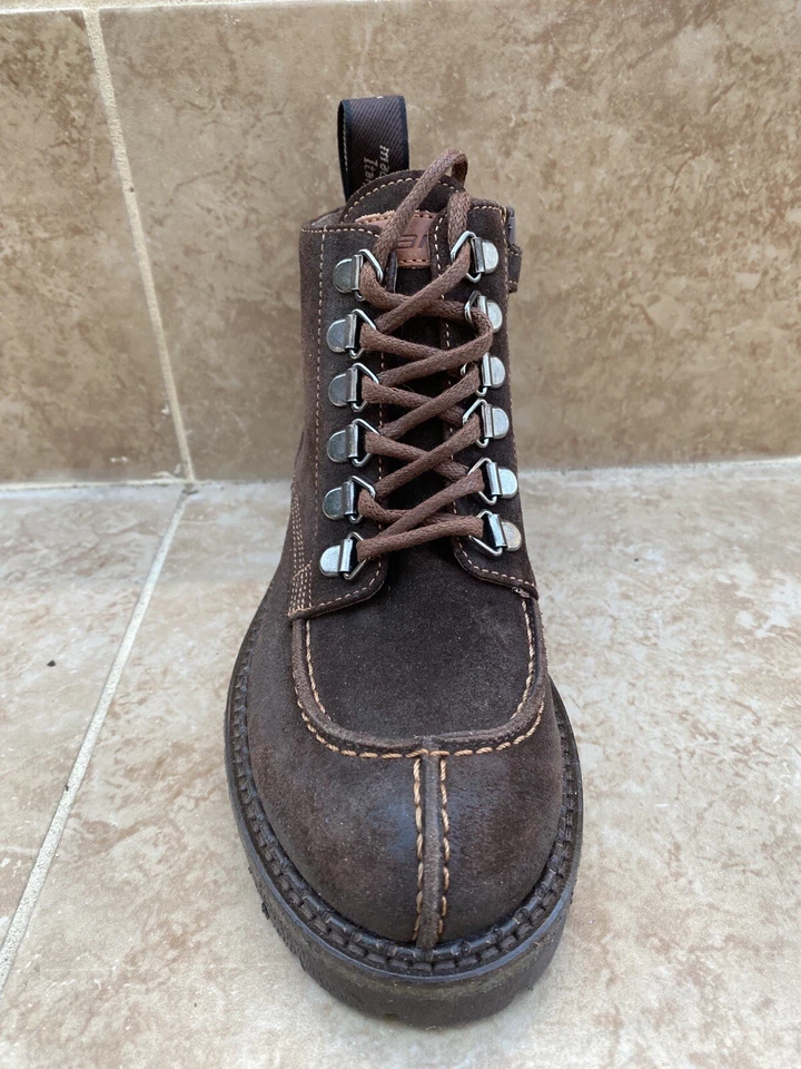Brown Italian Leather kids shoes boys/ Boys/kid Boots /Made In Italy /size -1 - Image 4 of 4