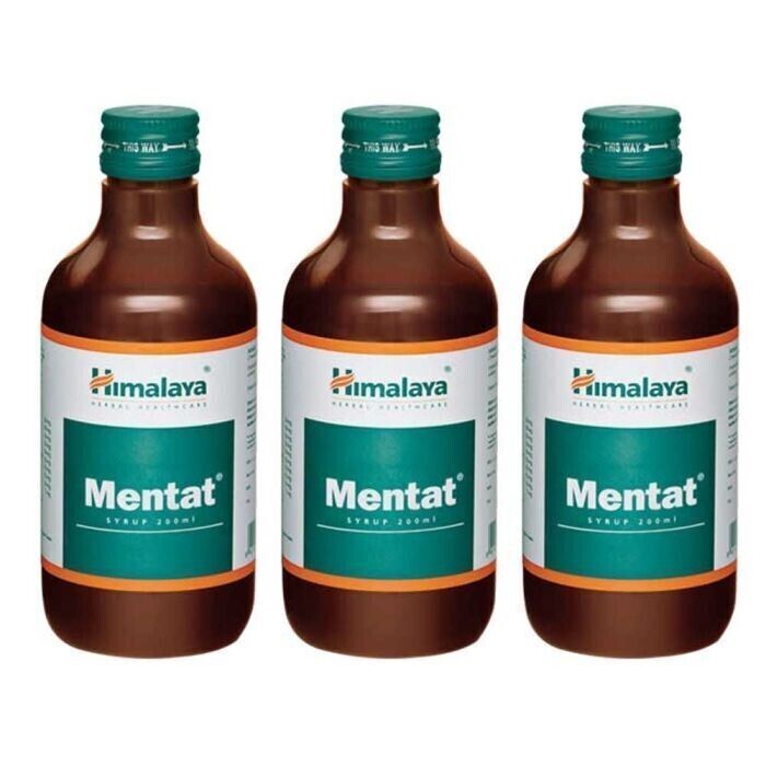 (Pack of 3) Herbal Himalayya Mentat Syrup (200ml Each)