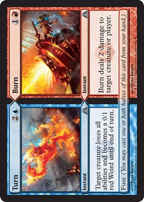 *MRM* FR/VF 4x Transformation / Br�lage (Turn / Burn) MTG Dragons Labyrinth