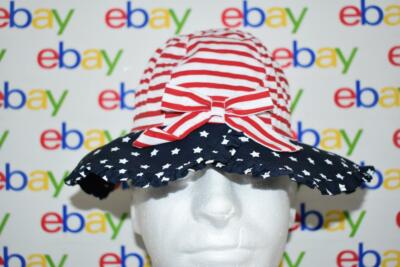 The Children's Place American Stars & Stripes Girls Bucket Hat Toddler M/L NWT