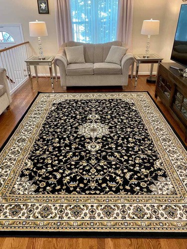 Traditional Oriental Medallion 8x11, 5x8, 4x5 Area Rug, 2x8 Runners, Doormat 2x3 - Picture 6 of 25