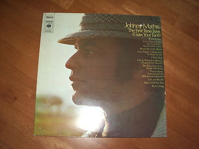 JOHNNY MATHIS - THE FIRST TIME EVER (I SAW YOUR FACE) ! -VG 1st PRESS HOLLAND!