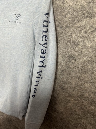 Vineyard Vines Sweater Small Blue Whale Sweatshirt Boys Girls Distressed Preppy - Picture 6 of 10