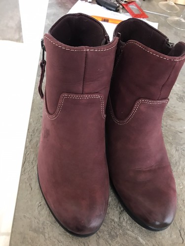 clarks wedge boots