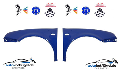 Kotflügel für VW GOLF IV 4 LW5Y Satz  rechts+ links Technoblau 97-06 Vorderseite