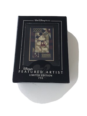 Disney Featured Artist Mickey Art Deco Eric Caszatt Jumbo Boxed Pin 27982