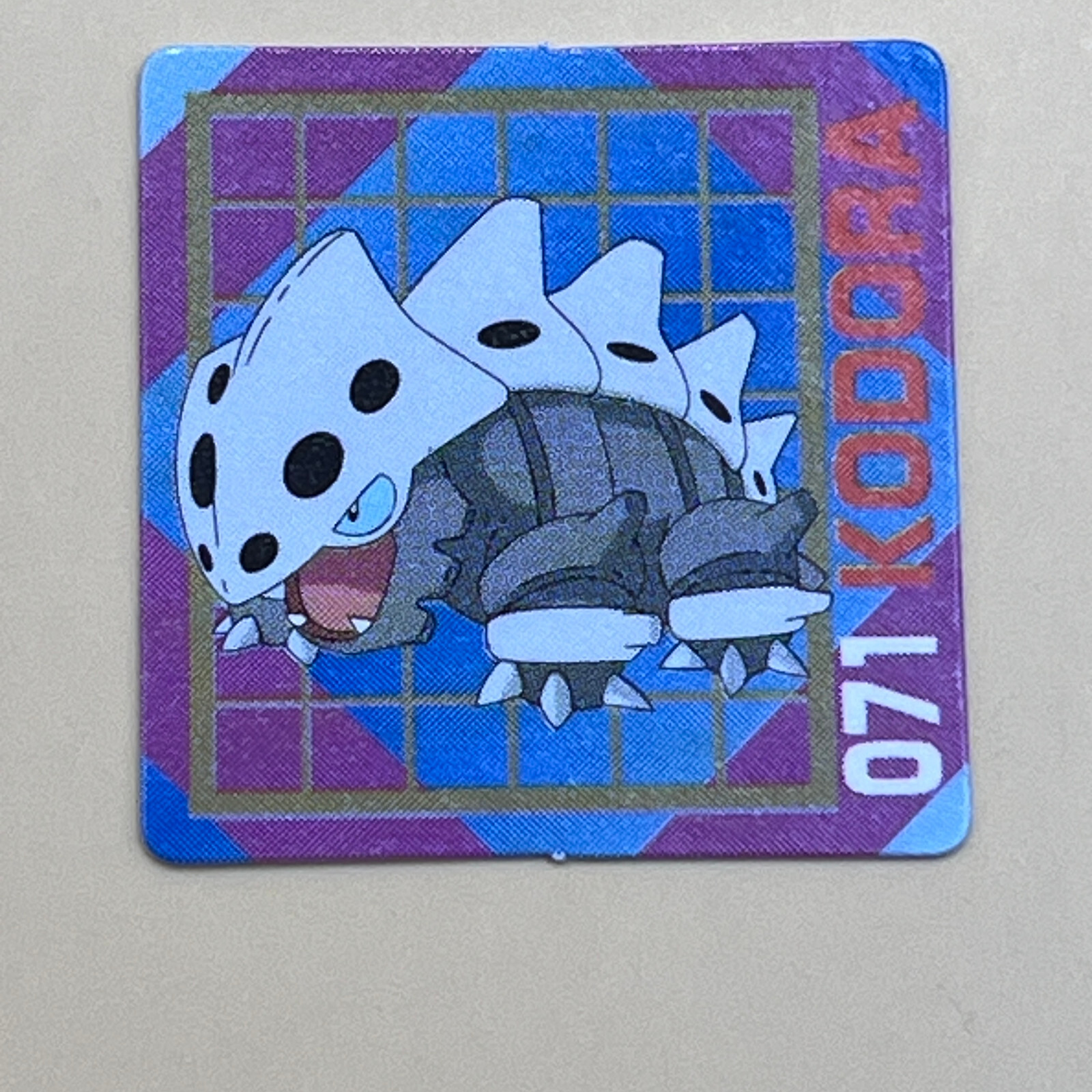 Lairon Pokemon Advanced Generation GBA Mini Card No.071 Pocket Monsters M-32
