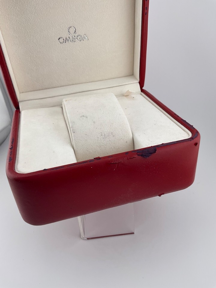 Authentic Omega Red Watch Box (Empty) | eBay