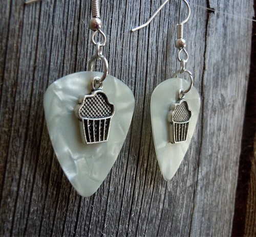 Pendientes púas para guitarra con dijes cupcake - elige tu color - Imagen 14 de 17